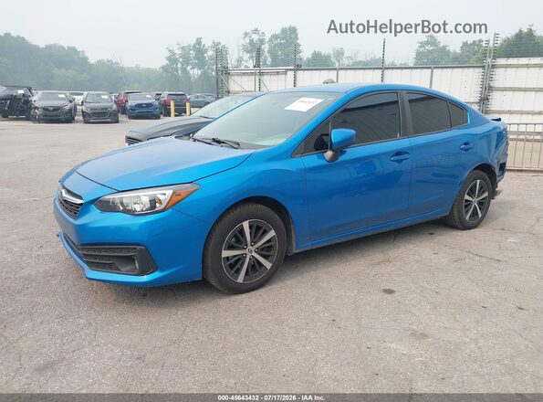 4S3GKAV65N3606234 2022 SUBARU IMPREZA Blue Front left