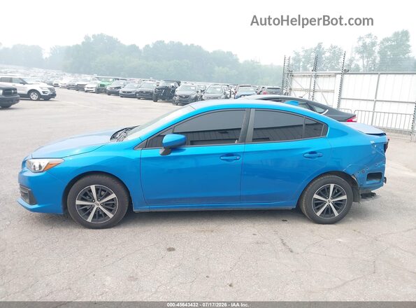 4S3GKAV65N3606234 2022 SUBARU IMPREZA Blue 360 interior view