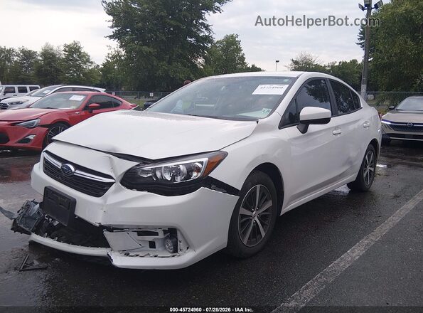4S3GKAV65P3604681 2023 SUBARU IMPREZA White Առջևի ձախ երեք քառորդ տեսարան