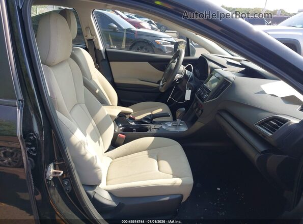 4S3GKAV66L3609625 2020 SUBARU IMPREZA Black Front interior view