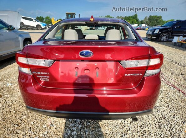 4S3GKAV66N3606176 2022 SUBARU IMPREZA Red უკანა ხედი