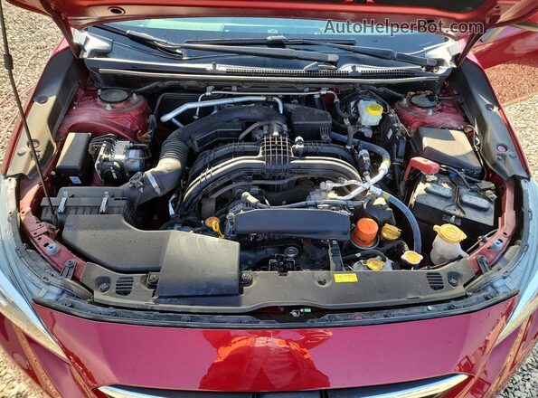 4S3GKAV66N3606176 2022 SUBARU IMPREZA Red უკანა სალონის ხედი