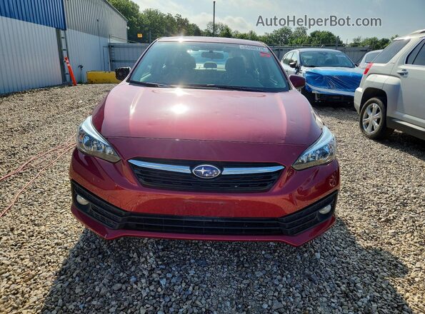 4S3GKAV66N3606176 2022 SUBARU IMPREZA Red წინა ხედი