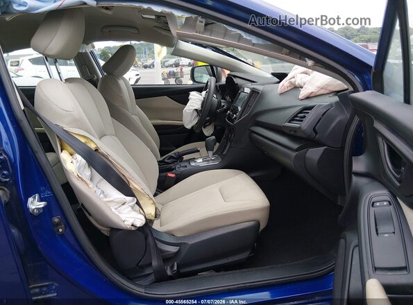 4S3GKAV66P3603247 2023 SUBARU IMPREZA Blue Front interior view