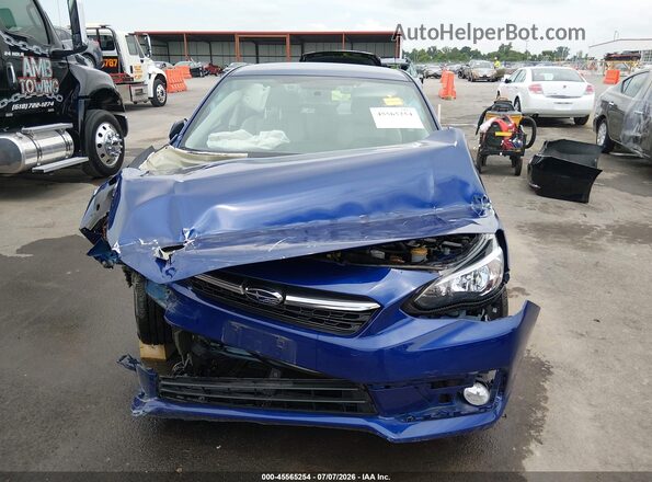4S3GKAV66P3603247 2023 SUBARU IMPREZA Blue Instrument cluster view