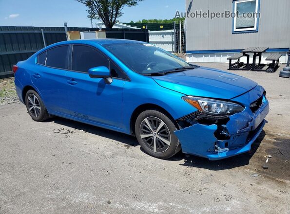 4S3GKAV66P3604916 2023 SUBARU IMPREZA Blue Delantero derecho