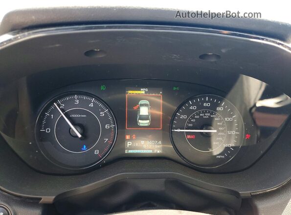 4S3GKAV66P3604916 2023 SUBARU IMPREZA Blue Vista del cuadro de instrumentos