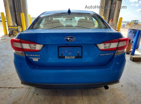 4S3GKAV68L3601932 2020 SUBARU IMPREZA Blue უკანა ხედი