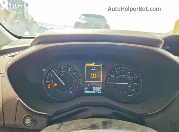 4S3GKAV68L3601932 2020 SUBARU IMPREZA Blue ხელსაწყოთა პანელის ხედი