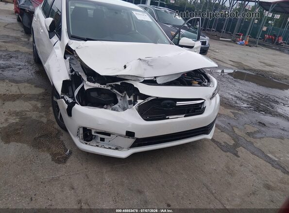 4S3GKAV69M3603545 2021 SUBARU IMPREZA White წინა ხედი