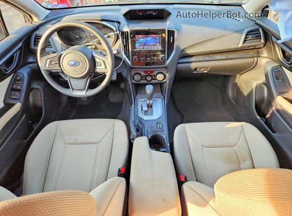 4S3GKAV6XL3602239 2020 SUBARU IMPREZA Красный Вид панели приборов