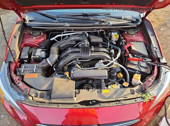 4S3GKAV6XL3602239 2020 SUBARU IMPREZA Красный Вид задней части салона
