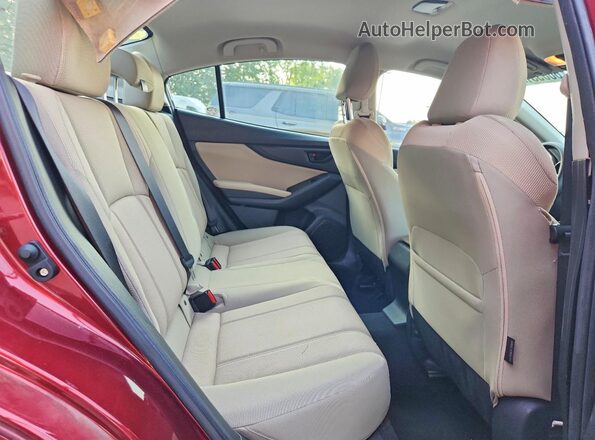 4S3GKAV6XL3602239 2020 SUBARU IMPREZA Красный Вид задних сидений