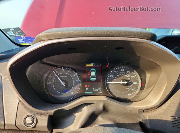 4S3GKAV6XL3602239 2020 SUBARU IMPREZA Красный Вид щитка приборов