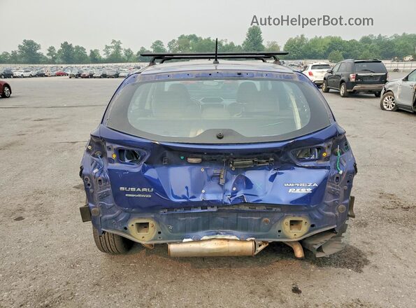 4S3GTAA60H3720469 2017 SUBARU IMPREZA Blue Widok z tyłu