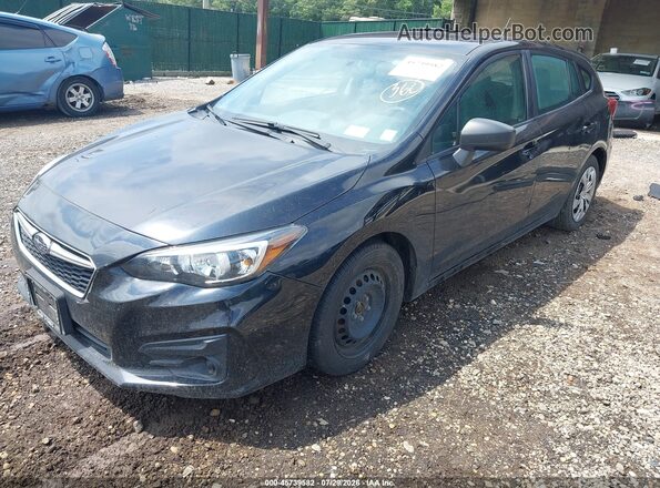 4S3GTAA60K3701735 2019 SUBARU IMPREZA Черный Передняя левая четверть