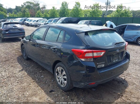 4S3GTAA60K3701735 2019 SUBARU IMPREZA Черный Задняя левая четверть