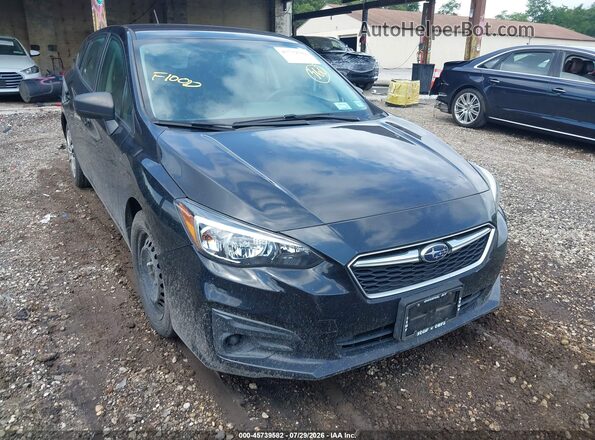 4S3GTAA60K3701735 2019 SUBARU IMPREZA Черный Вид спереди