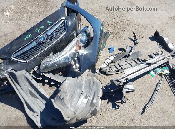 4S3GTAA61J3710474 2018 SUBARU IMPREZA Black Instrument cluster view