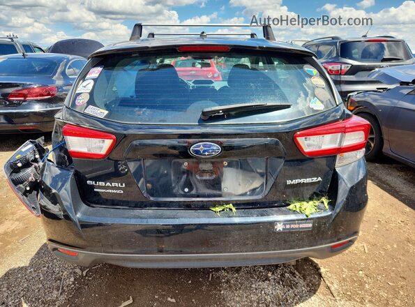 4S3GTAA61K3752497 2019 SUBARU IMPREZA Черный Вид сзади