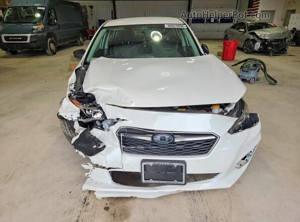 4S3GTAA63K3755014 2019 SUBARU IMPREZA White Widok z przodu