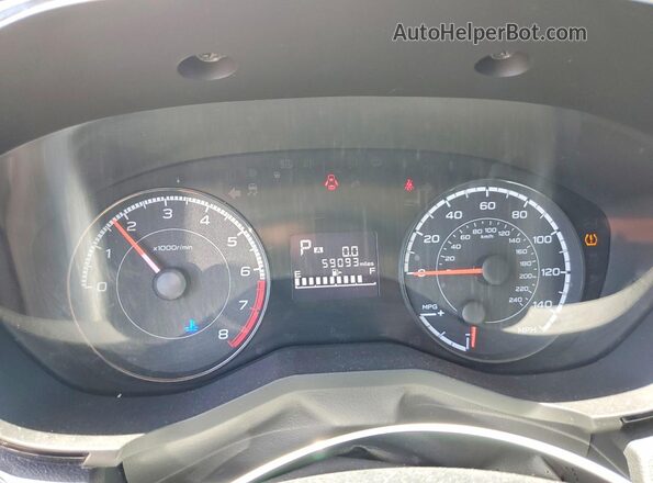 4S3GTAA64H3744564 2017 SUBARU IMPREZA Серебряный Вид щитка приборов