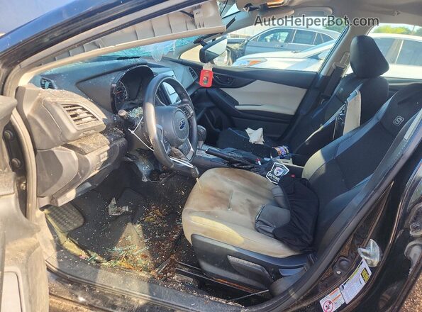 4S3GTAA65H3702338 2017 SUBARU IMPREZA Black Widok wnętrza z przodu