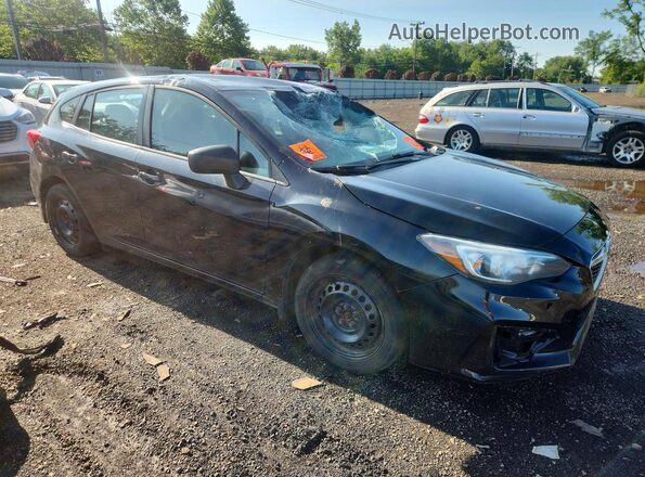 4S3GTAA65H3702338 2017 SUBARU IMPREZA Black Przód prawy