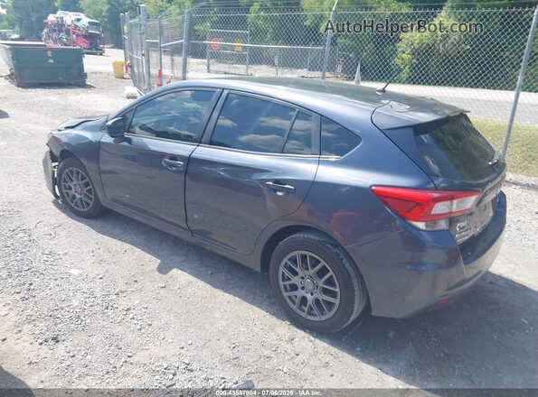 4S3GTAA65H3740409 2017 SUBARU IMPREZA Black Rear left