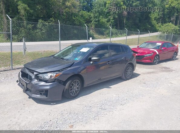 4S3GTAA65H3740409 2017 SUBARU IMPREZA Black Front left