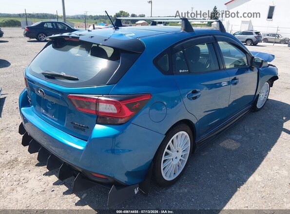 4S3GTAA65H3750289 2017 SUBARU IMPREZA Blue Rear right