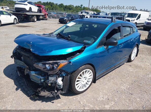 4S3GTAA65H3750289 2017 SUBARU IMPREZA Blue Front left