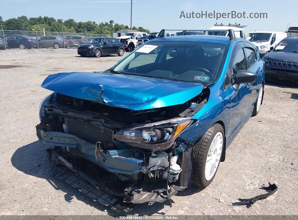 4S3GTAA65H3750289 2017 SUBARU IMPREZA Blue Front view