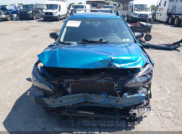 4S3GTAA65H3750289 2017 SUBARU IMPREZA Blue Instrument cluster view