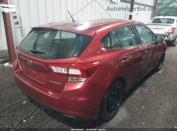 4S3GTAA65J3700952 2018 SUBARU IMPREZA Red Rear right