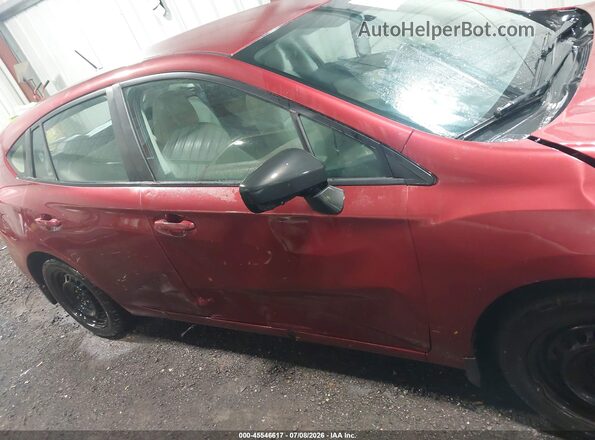 4S3GTAA65J3700952 2018 SUBARU IMPREZA Red Rear interior view