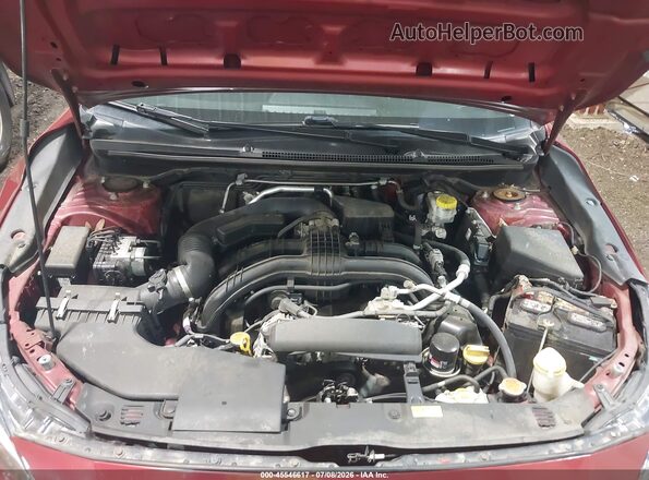 4S3GTAA65J3700952 2018 SUBARU IMPREZA Red Rear view