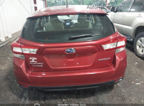 4S3GTAA65J3700952 2018 SUBARU IMPREZA Red 