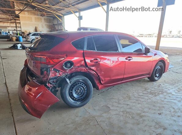 4S3GTAA65K1709969 2019 SUBARU IMPREZA Burgundy უკანა მარჯვენა