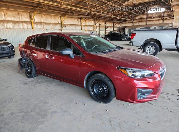 4S3GTAA65K1709969 2019 SUBARU IMPREZA Burgundy წინა მარჯვენა