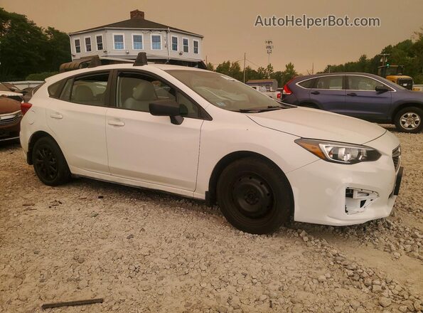 4S3GTAA66J3721020 2018 SUBARU IMPREZA White Delantero derecho