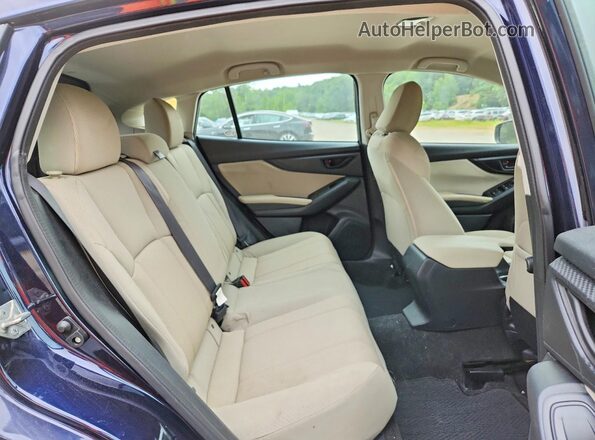 4S3GTAA66K3712657 2019 SUBARU IMPREZA Blue Հետևի նստատեղերի տեսք