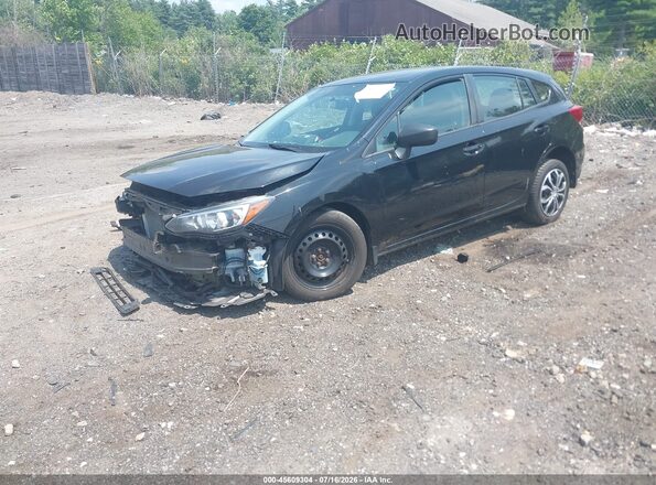 4S3GTAA67H3738323 2017 SUBARU IMPREZA Black წინა მარცხენა ხედი სამი მეოთხედიდან