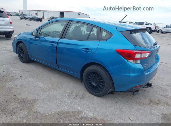 4S3GTAA68K3734613 2019 SUBARU IMPREZA Blue Հետևի ձախ