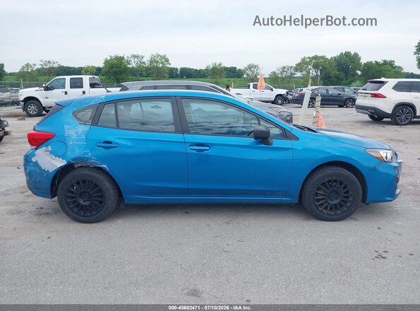 4S3GTAA68K3734613 2019 SUBARU IMPREZA Blue Սալոնի հետևի տեսք
