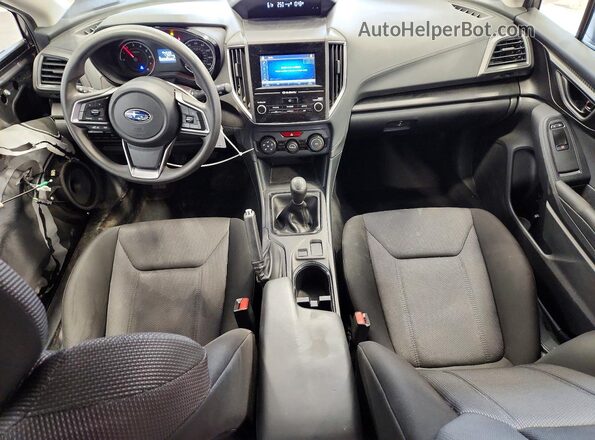 4S3GTAA69K1759869 2019 SUBARU IMPREZA Gray Вид панелі приладів