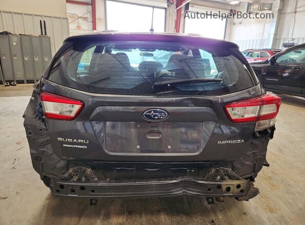 4S3GTAA69K1759869 2019 SUBARU IMPREZA Gray Вид ззаду