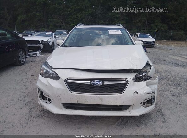 4S3GTAB61H3705901 2017 SUBARU IMPREZA White Вид щитка приладів