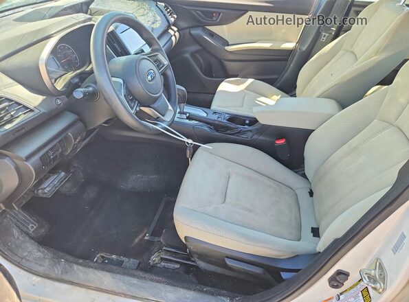 4S3GTAB61H3729969 2017 SUBARU IMPREZA White Vista interior delantera