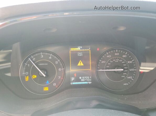 4S3GTAB62P3714752 2023 SUBARU IMPREZA White Widok zestawu wskaźników